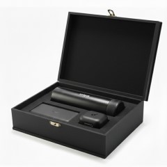 پکیج هدیه سازمانی مدیران (پاوربانک شیائومی هدفون بلوتوثی انکر R50 فلاسک دماسنج دار جعبه لاکچری)