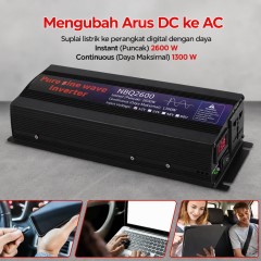 اینورتر (مبدل برق) 2600 وات کاملا سینوسی NBQ2600w